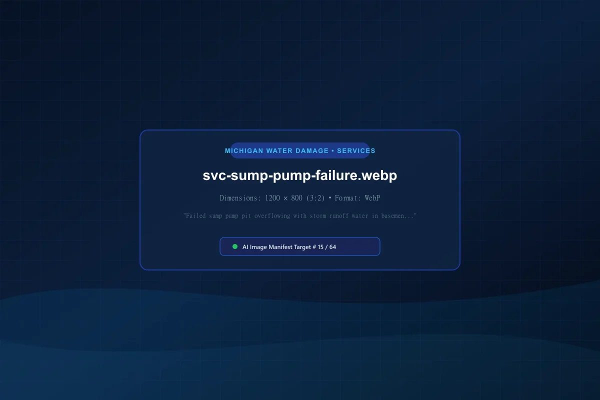 Sump Pump Failure Cleanup